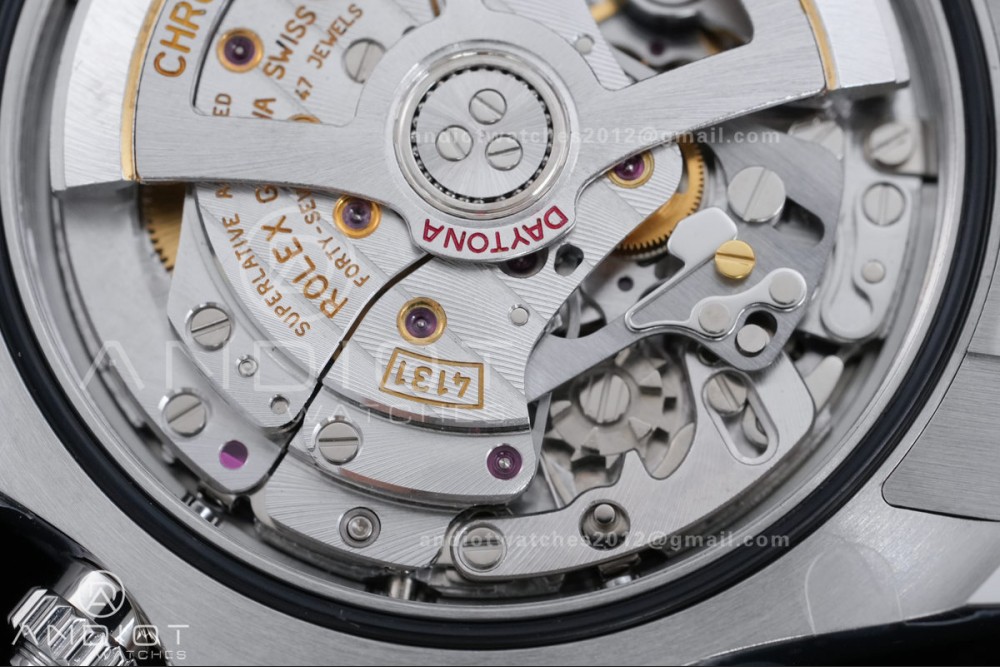 Daytona 126500 RWF 1:1 Best Edition Black Dial on SS Bracelet JH4131 Free Sprung — photo 12