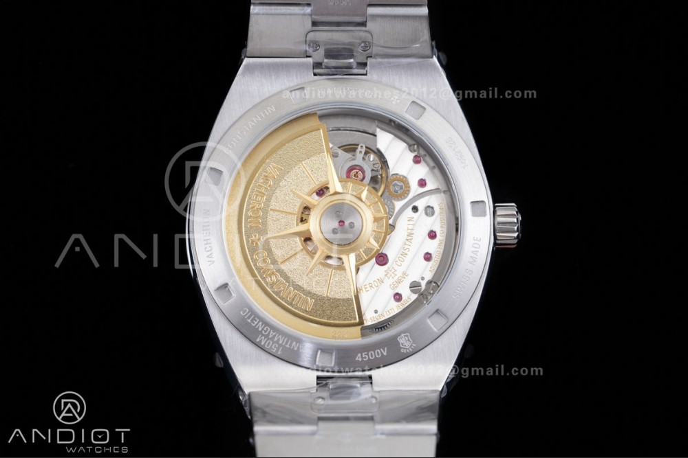 Overseas 4500V SS 8F 1:1 Best Edition Green Dial on SS Bracelet A5100 — photo 6