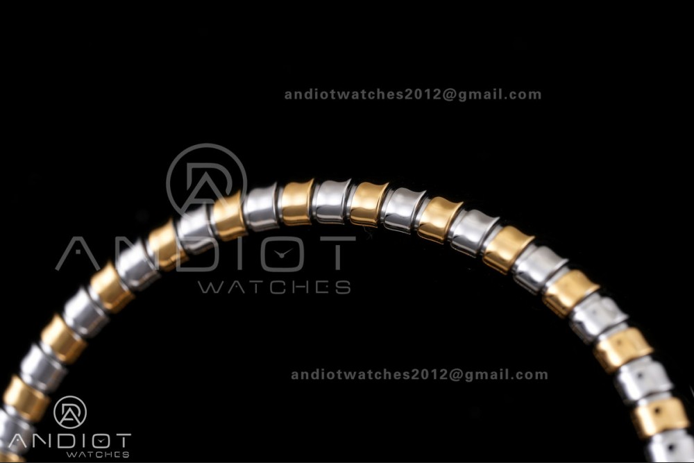 Serpenti 35mm SS/YG BVF 1:1 Best Edition Silver Dial on SS/YG Bracelet Ronda Quartz — photo 15