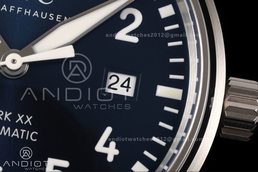 Mark XX MZF 1:1 Best Edition Blue Dial on SS Bracelet A2892 — photo 6