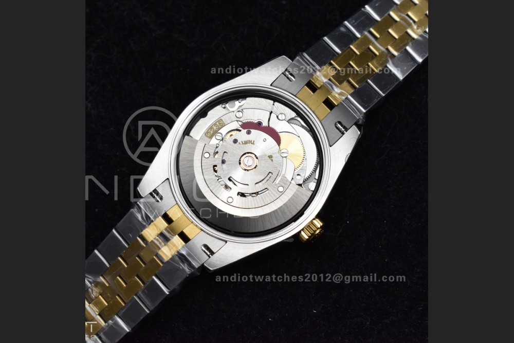 DateJust 31 Ladies 278273 GSF 316L Steel Black Dial Stick Markers on YG President Bracelet — photo 13