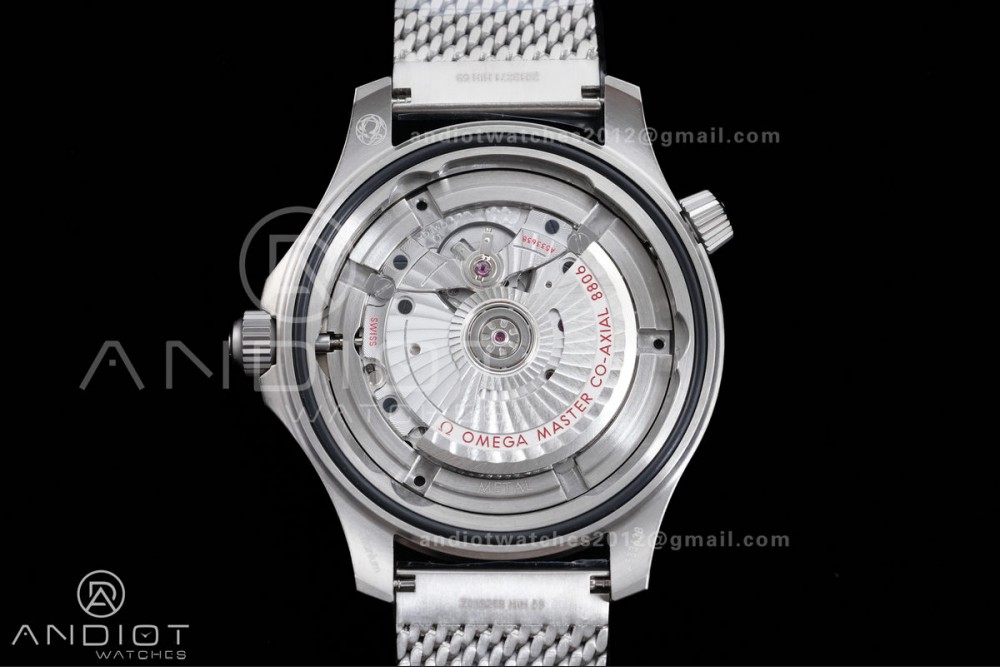 Seamaster 300 "No Time to Die" Limited Edition ORF 1:1 Best Edition on Titanium Mesh Bracelet OR8806 Super Clone — photo 9