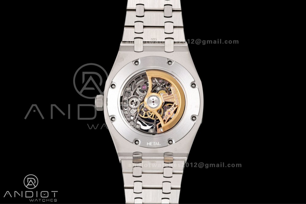 Royal Oak 41mm Openworked 15407 SS OCTA 1:1 Best Edition on SS Bracelet SA3132 V3 (Free Sprung) — photo 9
