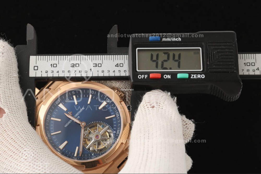 Overseas Tourbillon RG ANTF Best Edition Blue Dial on RG Bracelet — photo 22