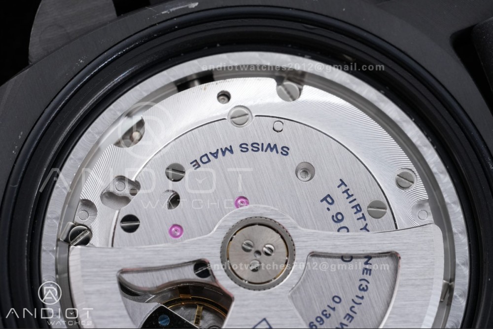 PAM 979 Carbotech VSF Best Edition Carbon Dial on Rubber Strap P.9010 Clone — photo 12