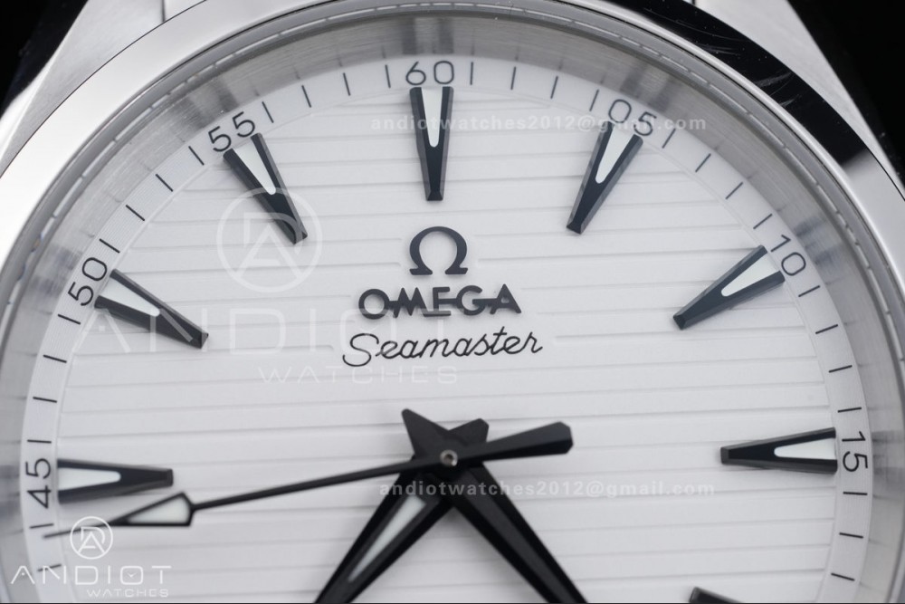 Aqua Terra 150M Master 38mm SS VSF 1:1 Best Edition White Dial On SS Bracelet Super Clone A8800 — photo 4