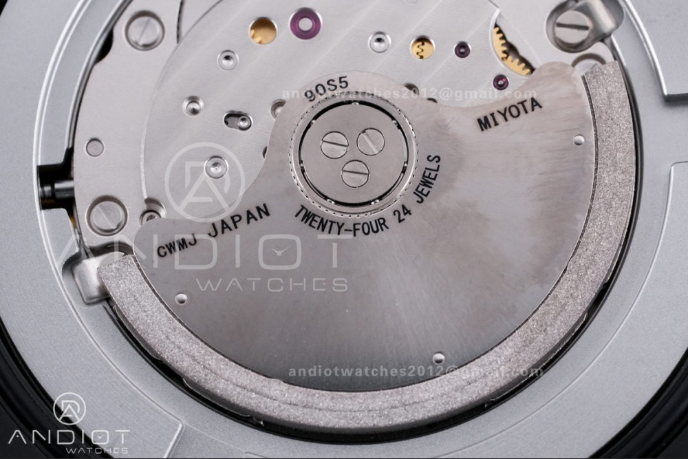 BR03 ASTRO Space Punk Black Ceramic M+F 1:1 Best Edition Aventurine Dial on Rubber Strap A2892 — photo 10