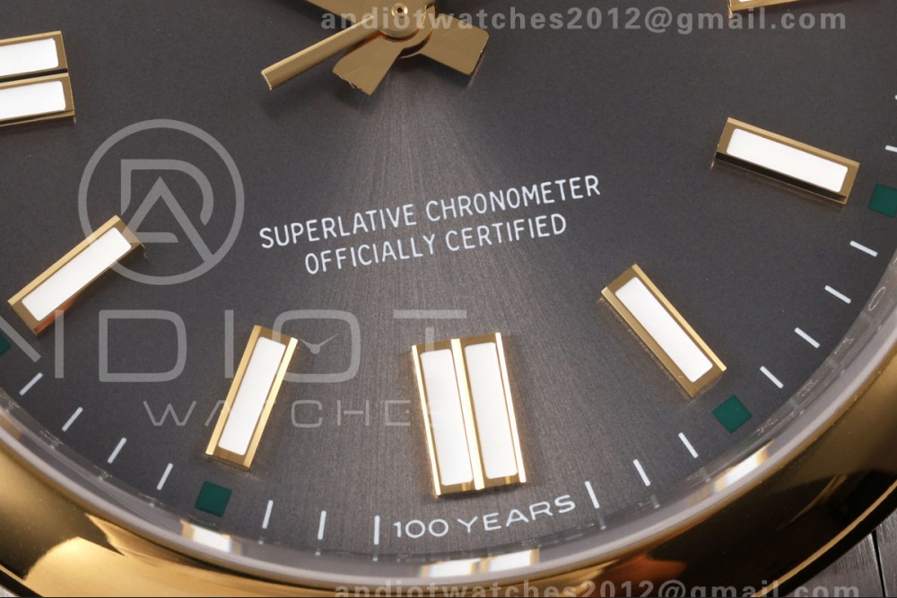 Oyster Perpetual 41 134303 QF 1:1 Best Edition Gray Dial on SS Bracelet JH3230 — photo 5