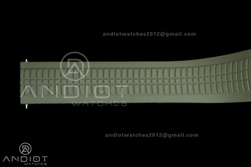 Aquanaut 5968 SS DDF 1:1 Best Edition Green Dial on Green Rubber Strap A520 — photo 20
