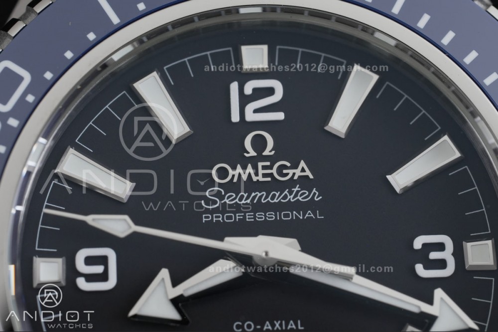 Planet Ocean 600M SS Blue VSF 1:1 Best Edition on SS Bracelet VS8912 — photo 4
