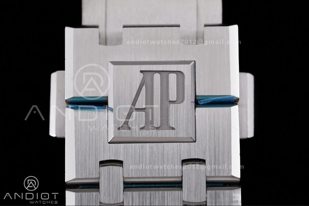 Royal Oak 15510 SS TOP 1:1 Best Edition Grey Dial on SS Bracelet DD4302 Super Clone — photo 17