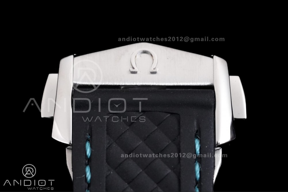 Aqua Terra 150M 41mm SS VSF 1:1 Best Edition Turquoise Dial On Black Rubber Strap Super Clone A8900 — photo 18