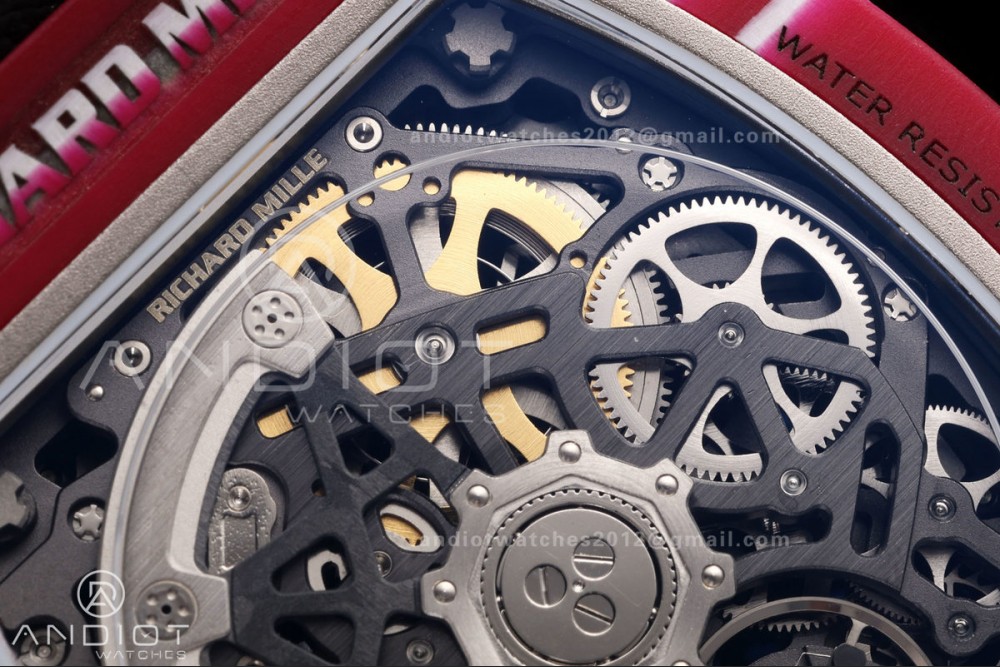 RICH Maker's 1:1 RM67-02 Purple NTPT Mutaz Skeleton Dial CRMA7 Super Clone — photo 17