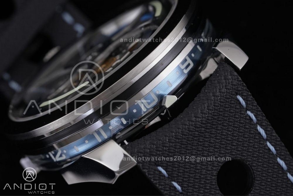 MB&F M.A.D.1.Blue SS K1F 1:1 Best Edition on Black Leather Strap Miyota 821A — photo 12