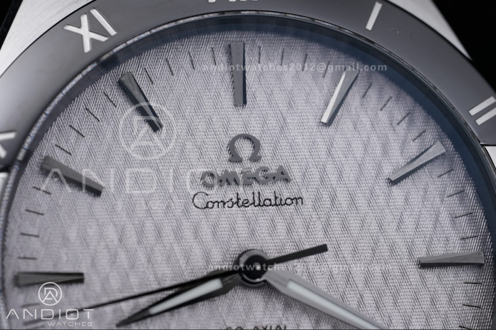 Constellation Black Ceramic SS VSF 1:1 Best Edition Gray Dial on Black Gummy Strap A8900 Super Clone — photo 4