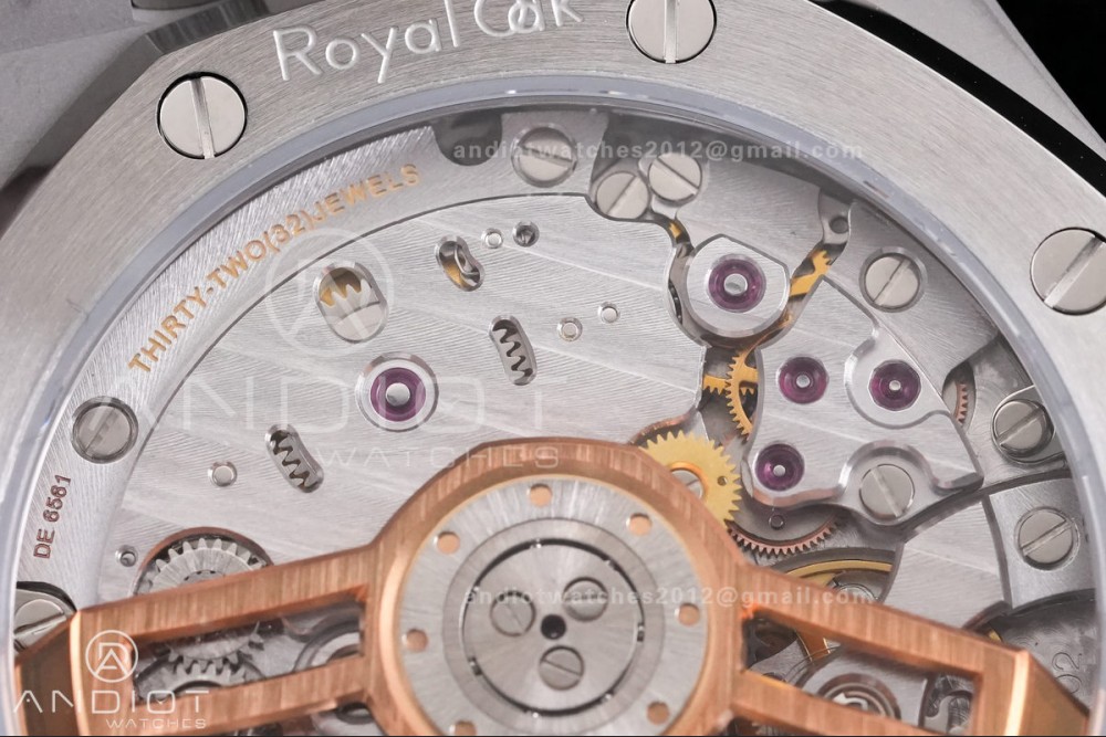 Royal Oak 15510 SS TOP 1:1 Best Edition Grey Dial on SS Bracelet DD4302 Super Clone — photo 9
