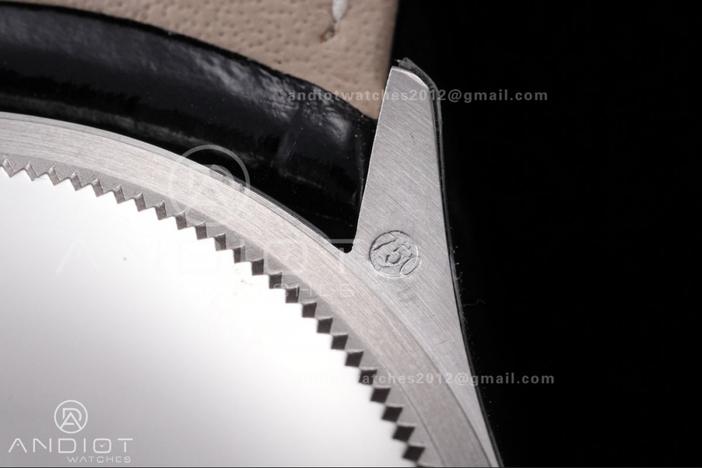 Cellini 50509 SS KZF 1:1 Best Edition Black Dial Stick Markers on Black Leather Strap SA3132 — photo 14