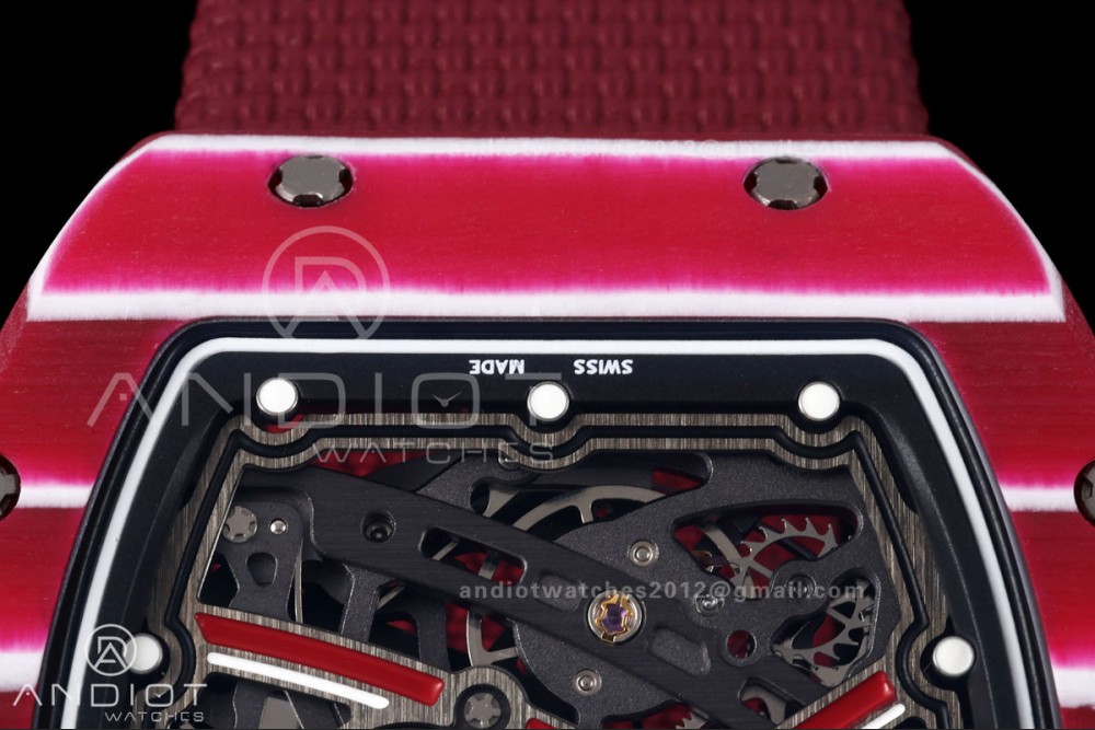 RICH Maker's 1:1 RM67-02 Purple NTPT Mutaz Skeleton Dial CRMA7 Super Clone — photo 9