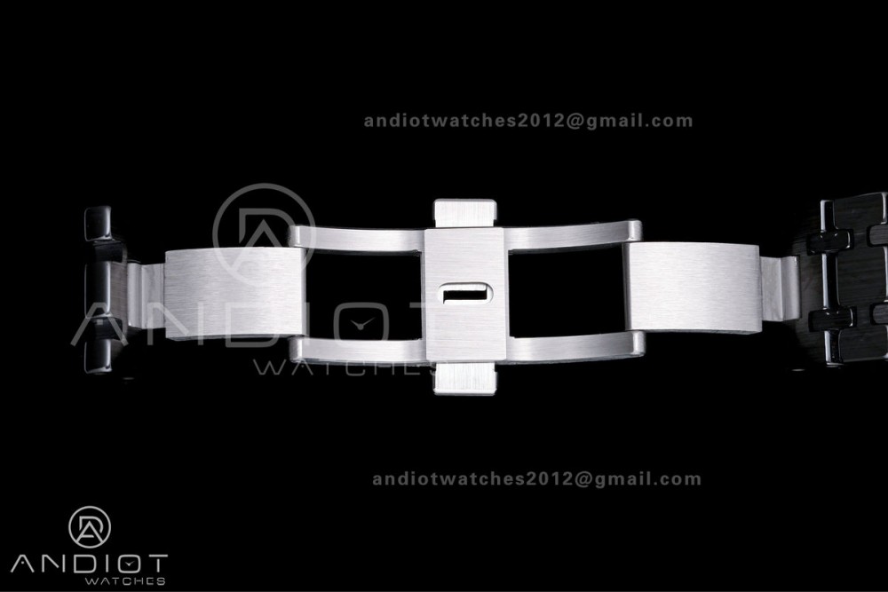 Royal Oak Chrono 26240 Black Ceramic ZF 1:1 Best Edition on Ceramic Bracelet SA4401 Super Clone V2 (Free Sprung) — photo 20