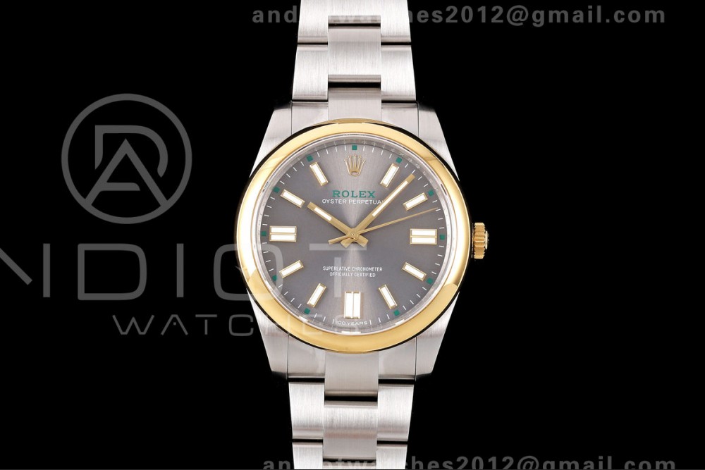Oyster Perpetual 41 134303 QF 1:1 Best Edition Gray Dial on SS Bracelet JH3230 — photo 3