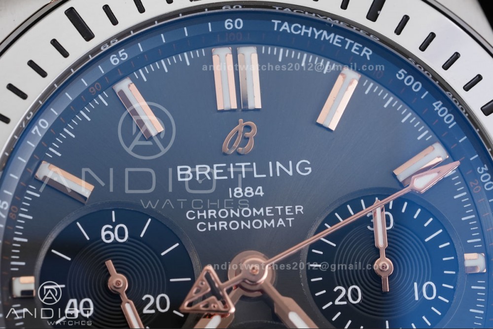 Super Chronomat B01 42MM RG/LE Black/Stk Dial BLF A7750 — photo 3