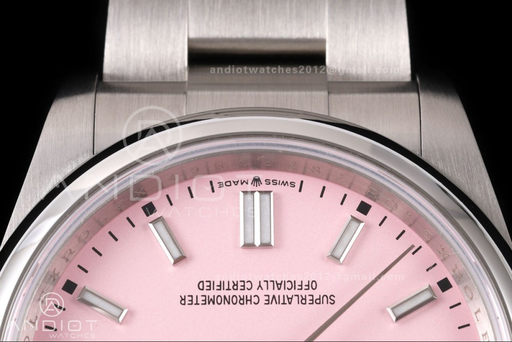 Oyster Perpetual 126000 36mm QF 1:1 Best Edition 904L Steel Pink Dial JH3230 Free Sprung — photo 6