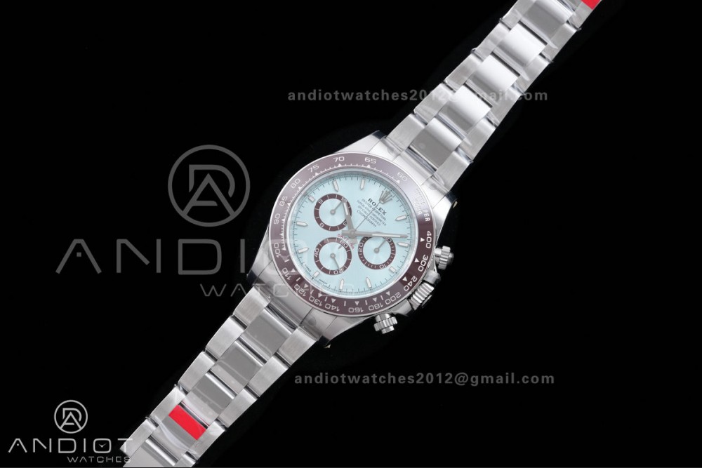 Daytona 126506 Gain Weight VSF 1:1 Best Edition Ice Blue Dial Stick Markers On Bracelet DD4131 (Free Sprung Look) — photo 2