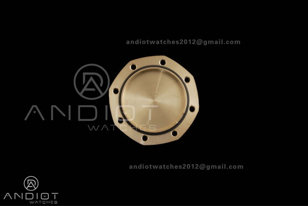 Royal Oak 23mm YG MF 1:1 Best Edition White Dial Diamond Bezel on YG Bracelet Quartz — photo 8