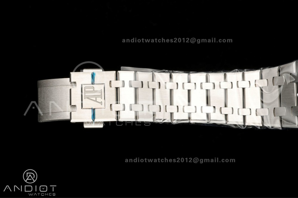 Royal Oak 41mm 15510 SS VSF 1:1 Best Edition Blue Textured Dial on SS Bracelet DD4302 Super Clone — photo 15
