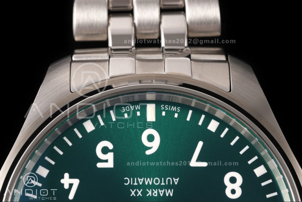 Mark XX MZF 1:1 Best Edition Green Dial on SS Bracelet A2892 — photo 7