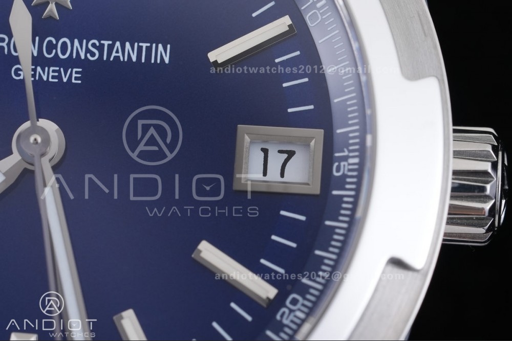 Overseas 4500V SS 8F 1:1 Best Edition Blue Dial on SS Bracelet A5100 — photo 5
