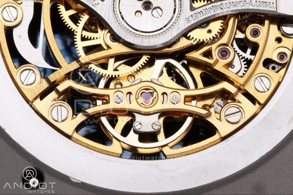 Royal Oak 41mm Openworked 15407 SS DDF 1:1 Best Edition YG Dial on SS Bracelet SA3132 Double Balance Wheels — photo 11