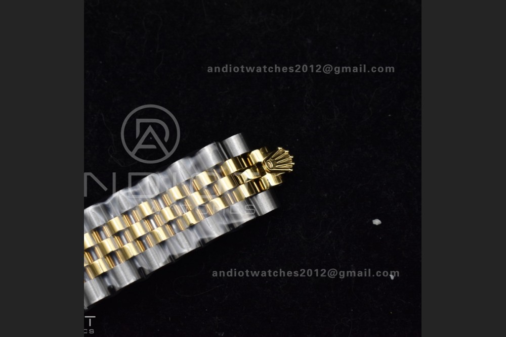 DateJust 31 Ladies 278273 GSF 316L Steel Black Dial Stick Markers on YG President Bracelet — photo 16