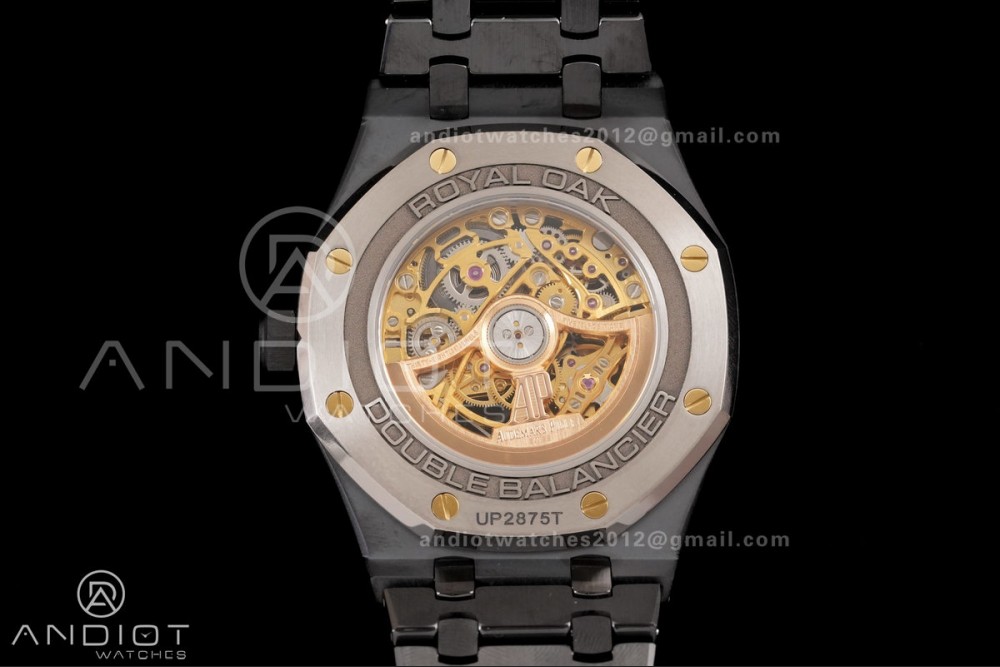 Royal Oak 41mm Openworked Ceramic 15416CE THBF 1:1 Best Edition Gold Dial on Ceramic Bracelet SA3132 V2 — photo 6