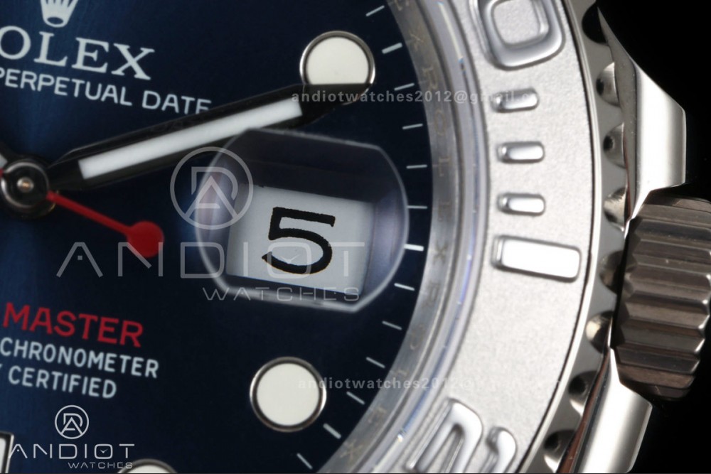 Yacht-Master 126622 904L QF 1:1 Best Edition Blue Dial On 904L SS Bracelet SH3235 (Free Sprung) — photo 6