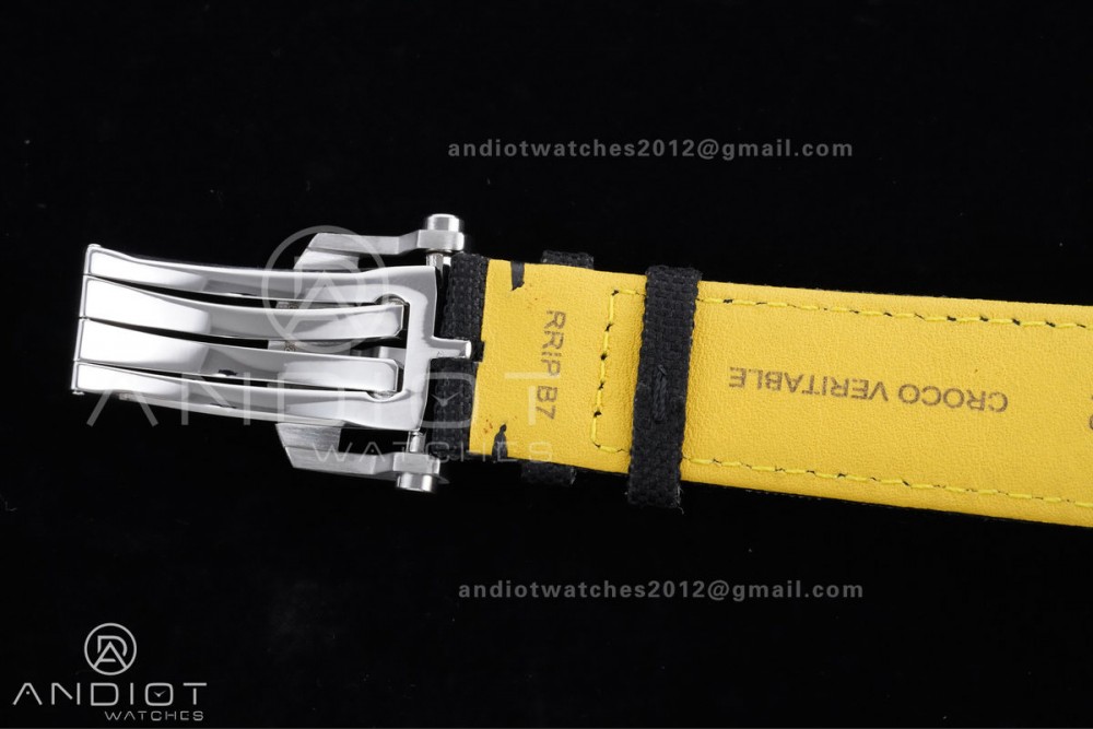 Avenger Chronometer 42mm SS BLSF 1:1 Best Edition Black Dial On Black Nylon Strap A2824 — photo 14