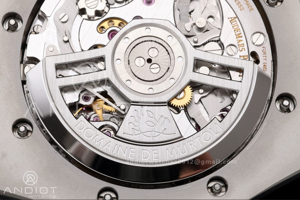 Royal Oak Chrono 26240 SS OCTA 1:1 Best Edition Purple Dial on SS Bracelet JH4401 Super Clone (Free Sprung) — photo 10