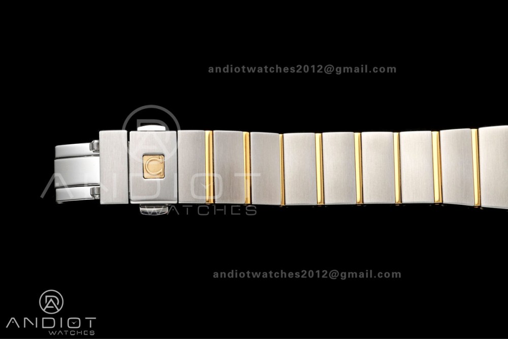 Constellation 28mm SS/YG 8848F 1:1 Best Edition White MOP Diamonds Dial on SS/YG Bracelet ETA Quartz — photo 12