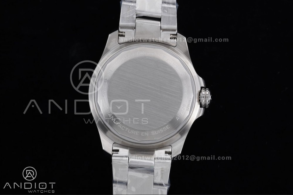 Avenger Chronometer 42mm SS BLSF 1:1 Best Version Blue Dial On SS Bracelet A2824 — photo 6