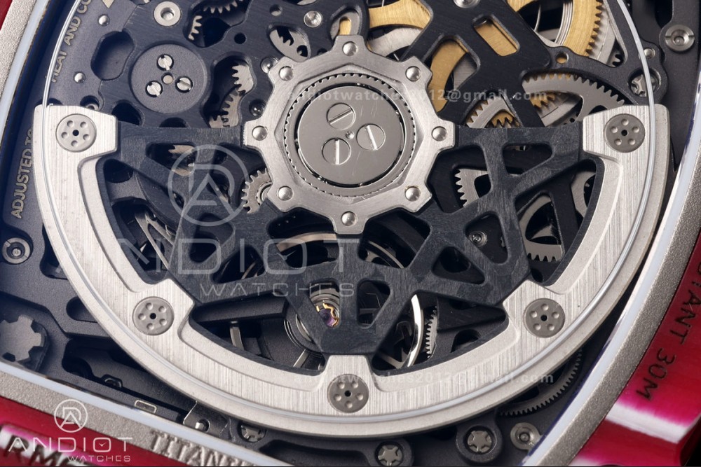 RICH Maker's 1:1 RM67-02 Purple NTPT Mutaz Skeleton Dial CRMA7 Super Clone — photo 14