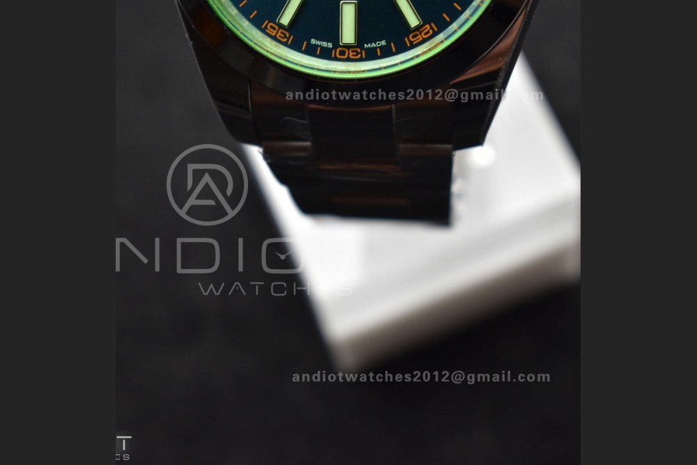 Milgauss 116400 GV VSF 1:1 Best Edition 904L Steel Blue Dial on SS Bracelet VS3131 — photo 7