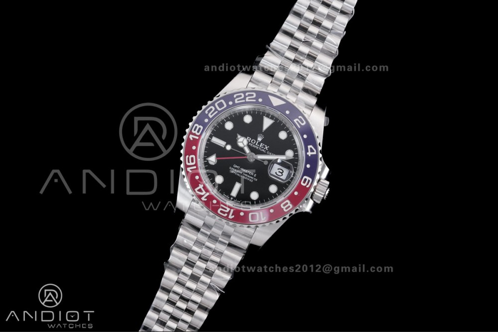 GMT-Master II 126710 BLRO Blue/Red Ceramic VSF Best Edition Pepsi on Jubilee Bracelet DD3285 V3 — photo 2