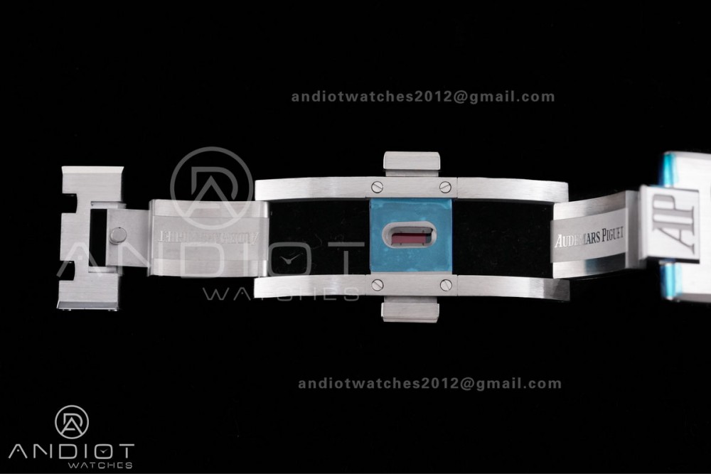 Royal Oak 15510 SS TOP 1:1 Best Edition Grey Dial on SS Bracelet DD4302 Super Clone — photo 16
