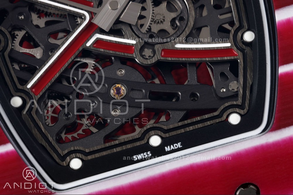 RICH Maker's 1:1 RM67-02 Purple NTPT Mutaz Skeleton Dial CRMA7 Super Clone — photo 6