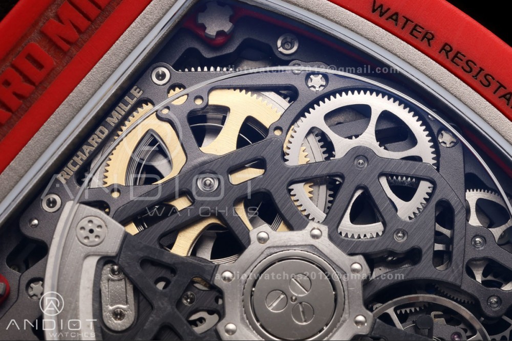 RICH Maker's 1:1 RM67-02 Red NTPT Sebastien Buemi Skeleton Dial CRMA7 Super Clone — photo 17