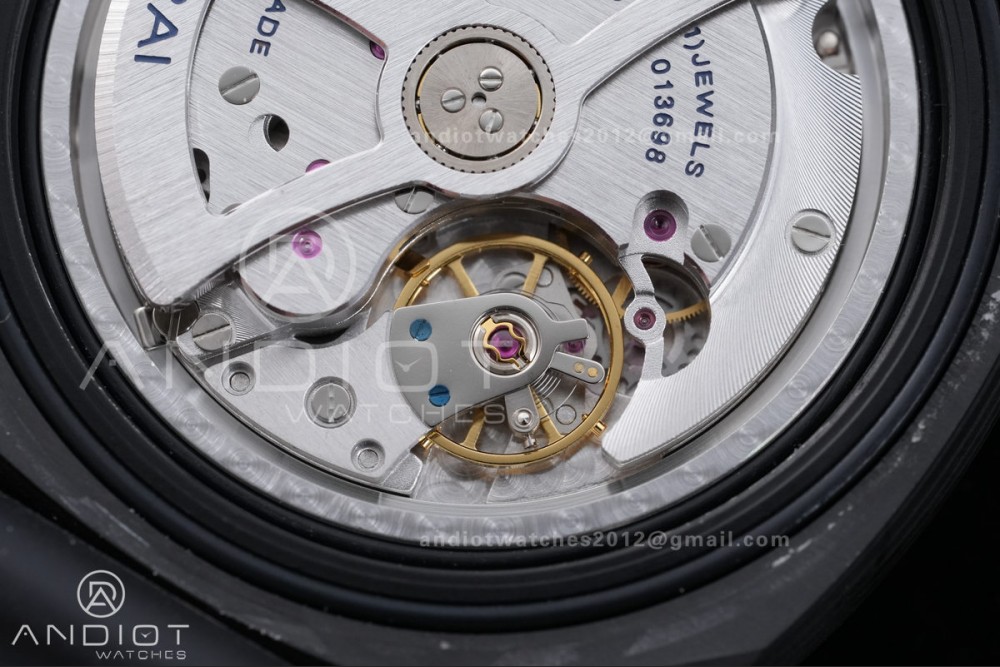 PAM 979 Carbotech VSF Best Edition Carbon Dial on Rubber Strap P.9010 Clone — photo 11