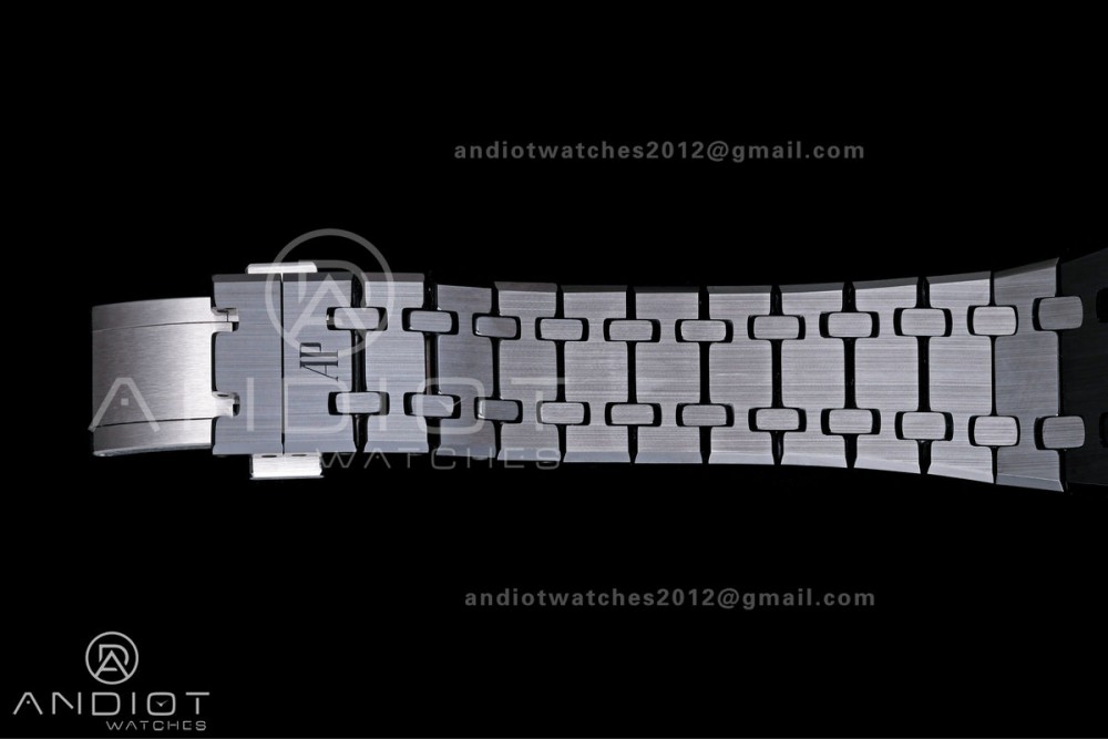 Royal Oak Chrono 26240 Black Ceramic ZF 1:1 Best Edition on Ceramic Bracelet SA4401 Super Clone V2 (Free Sprung) — photo 15