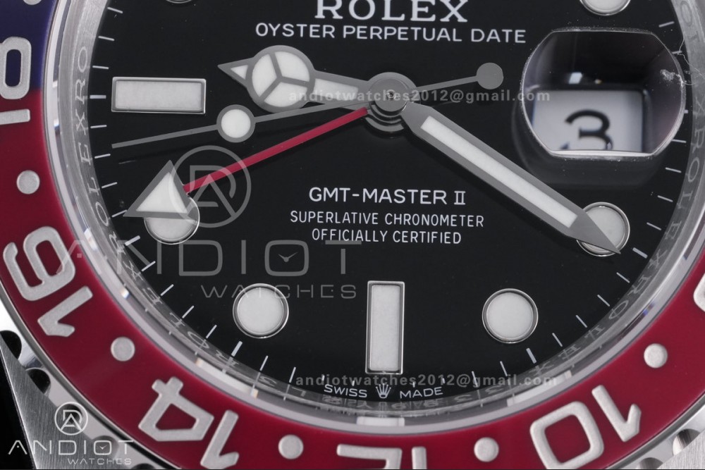 GMT-Master II 126710 BLRO Blue/Red Ceramic VSF Best Edition Pepsi on Jubilee Bracelet DD3285 V3 — photo 4