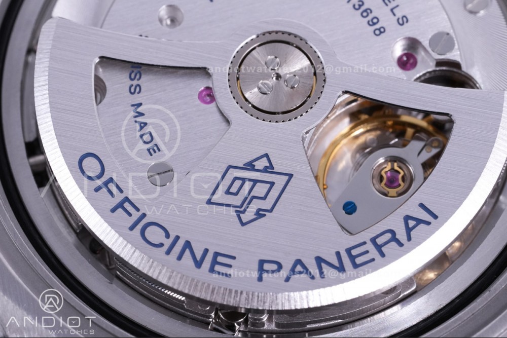 PAM1358 Luminor Marina eSteel VSF 1:1 Best Edition on Gray Nylon Strap P.9010 — photo 15