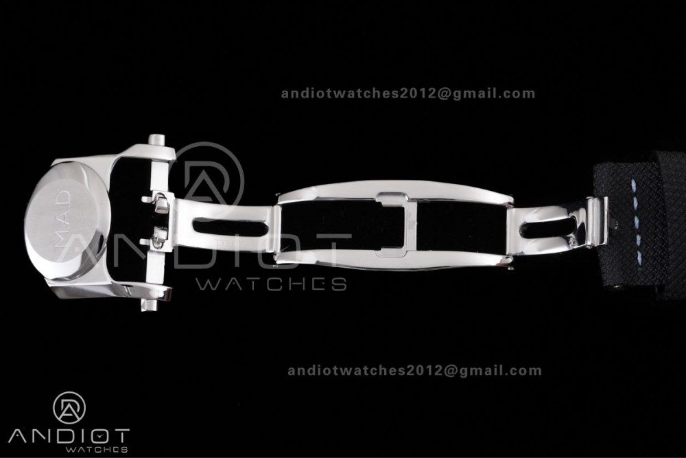 MB&F M.A.D.1.Blue SS K1F 1:1 Best Edition on Black Leather Strap Miyota 821A — photo 17
